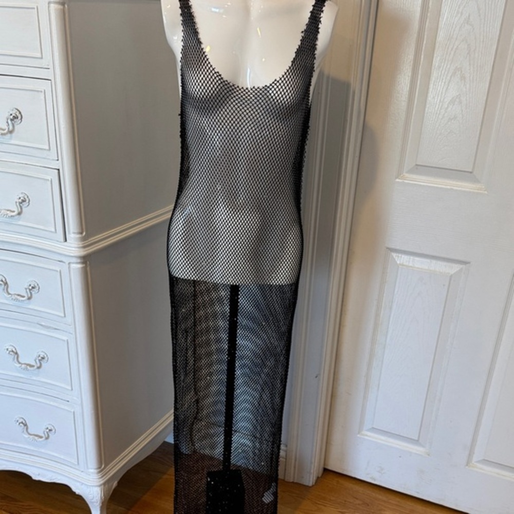 Zara Black Mesh Dress